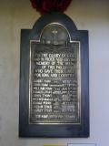 St James Church Roll of Honour